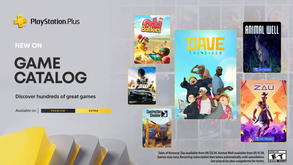 PlayStation Plus Extra-Premium_April 2024