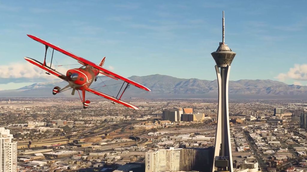 microsoft flight simulator las vegas