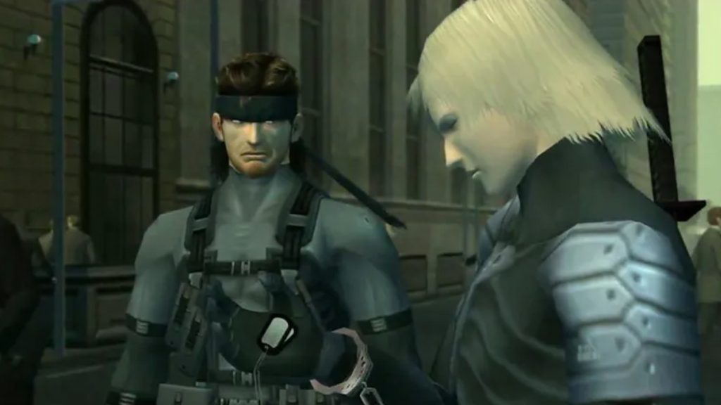metal gear solid 2 raiden and snake